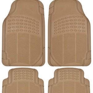 Tan 4-Piece Vehicle Floor Mats